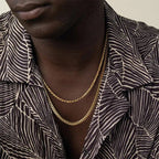 3MM Rope Chain (Never - Tarnish) 18 IN White Gold - Shop Gold Supply