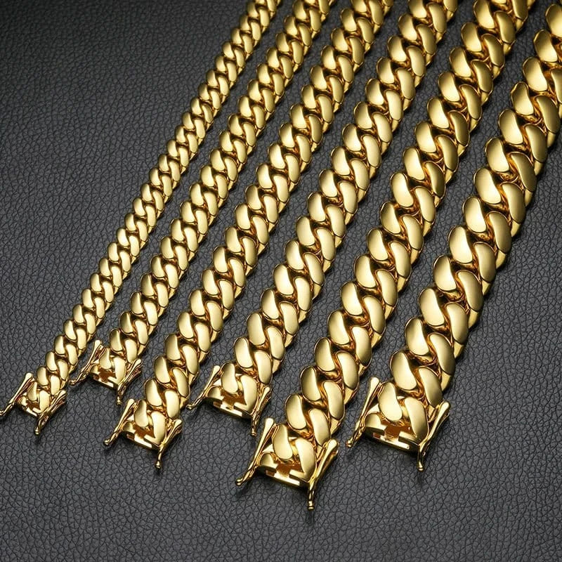 Classic Miami Cuban Chain – “OG Drip” Edition - The Gold Supply