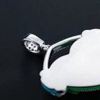 Moissanite Glow Heart Pendant – “Heartbeat Harmony” Edition - Shop Gold Supply