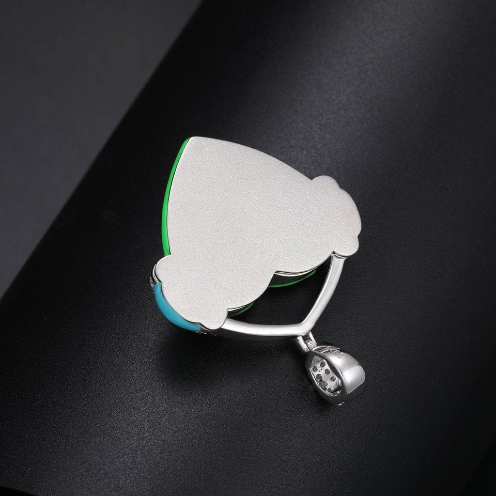 Moissanite Glow Heart Pendant – “Heartbeat Harmony” Edition - The Gold Supply