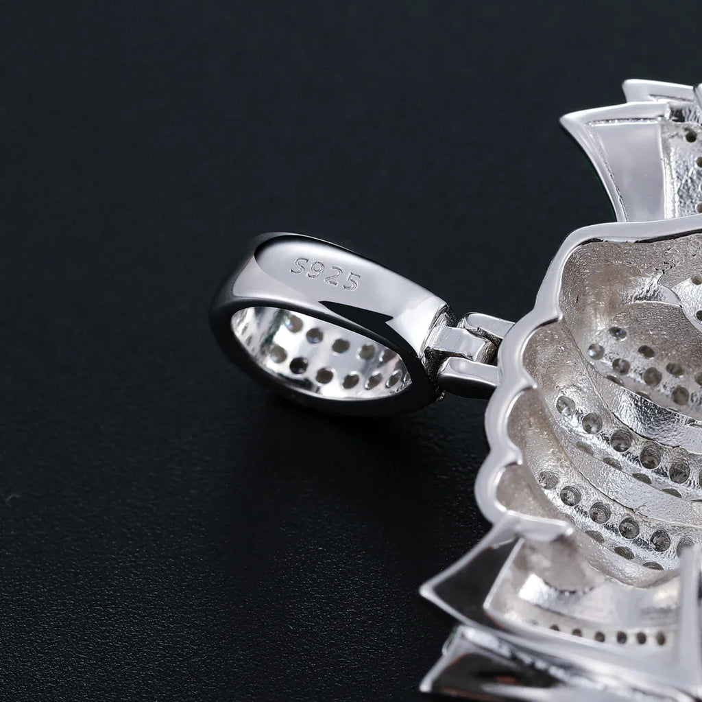 Moissanite Glow Money Bag Pendant – “Fistful of Fortune” Edition - Shop Gold Supply