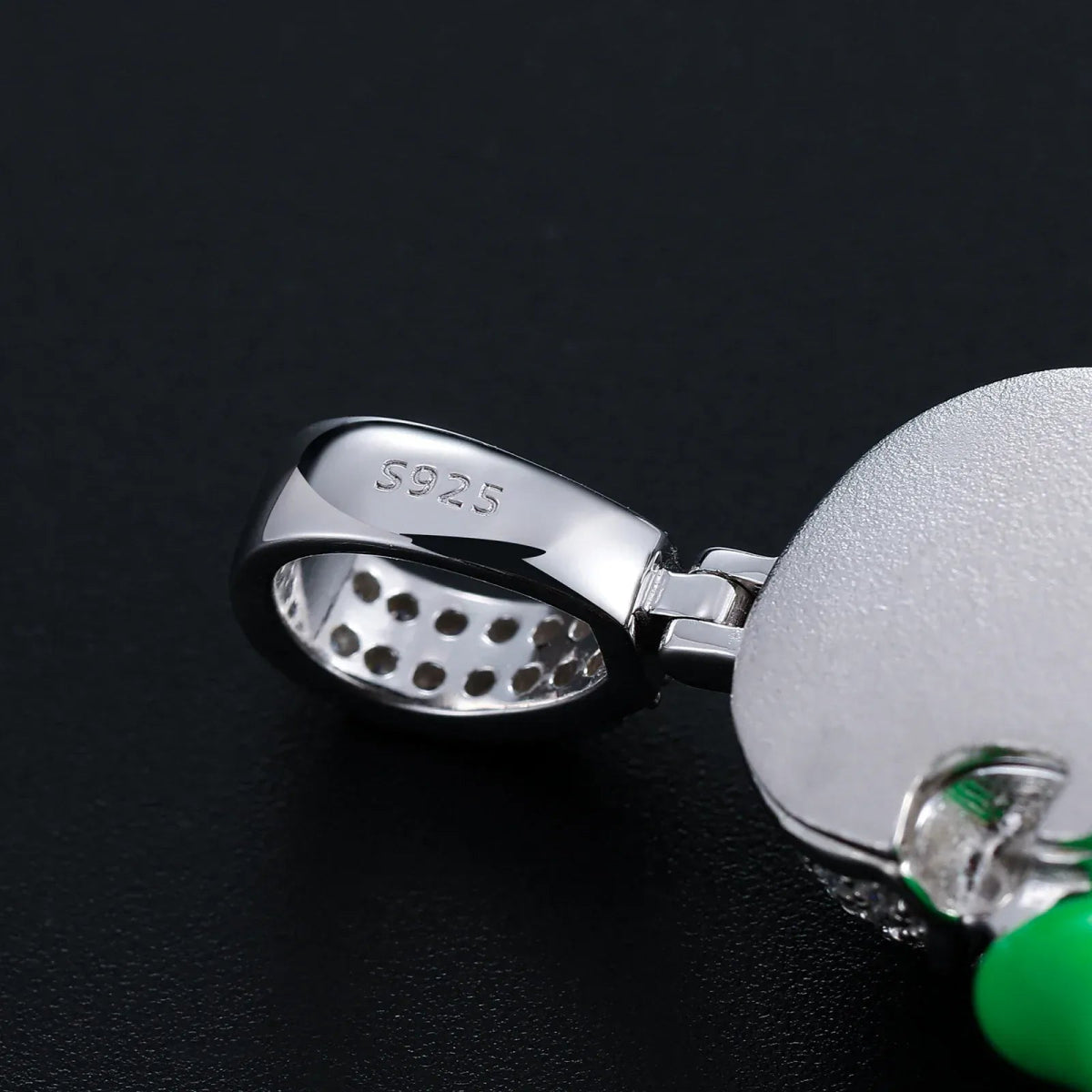 Moissanite Glow Skull & Crossbones Glow Pendant – “Toxic Drip” Edition - Shop Gold Supply