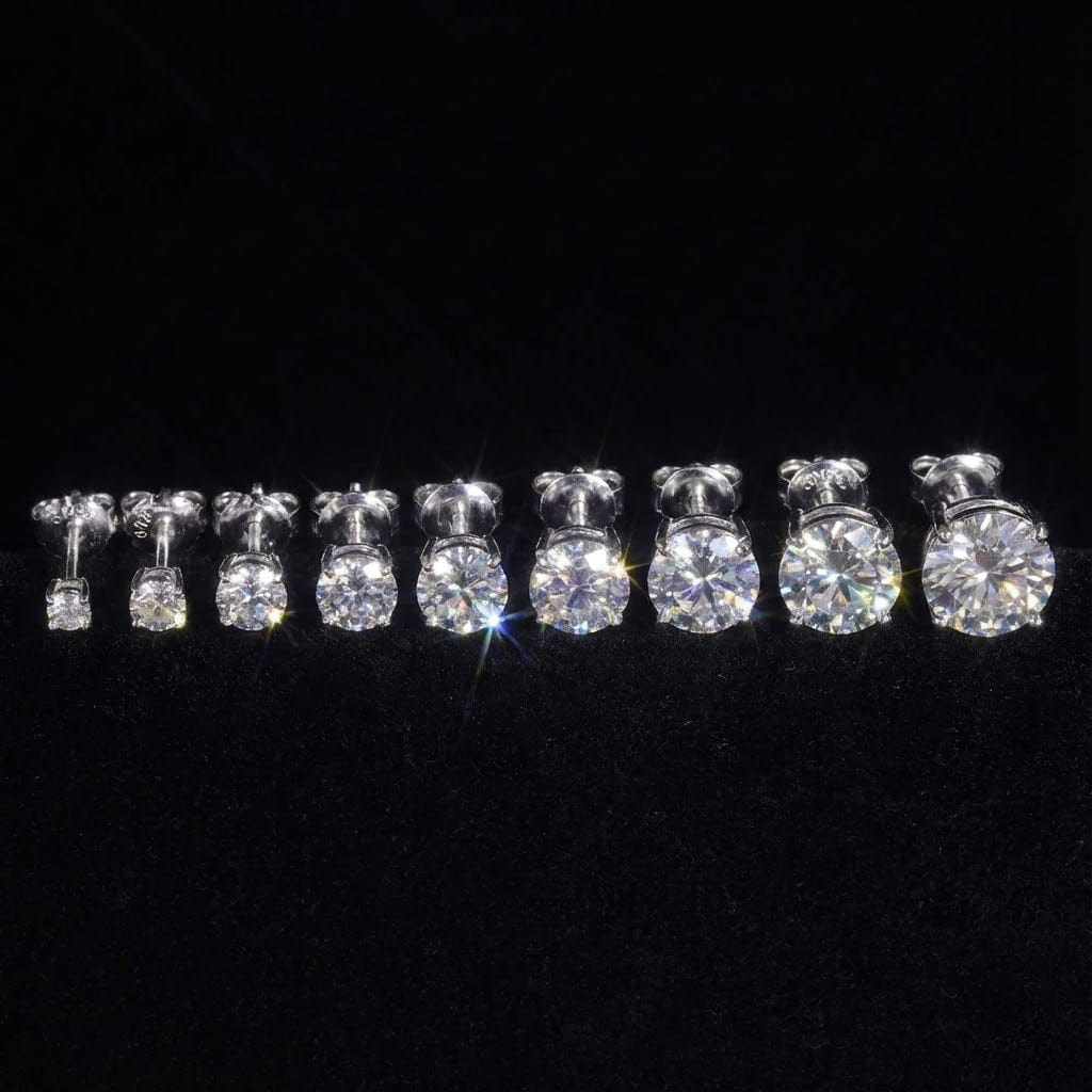 Moissanite Stud Earrings - The Gold Supply