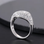 Pavé Wave Dome Ring – “Glacier Crest” Edition 6 - Shop Gold Supply