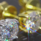 Moissanite Stud Earrings