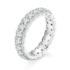 10 Radiant Eternity Band Moissanite Ring – “Infinite Ice” Edition - The Gold Supply