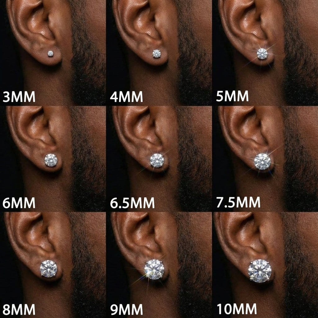 VIP Moissanite Stud Earrings - The Gold Supply