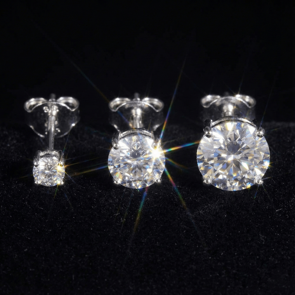 VIP Moissanite Stud Earrings - The Gold Supply